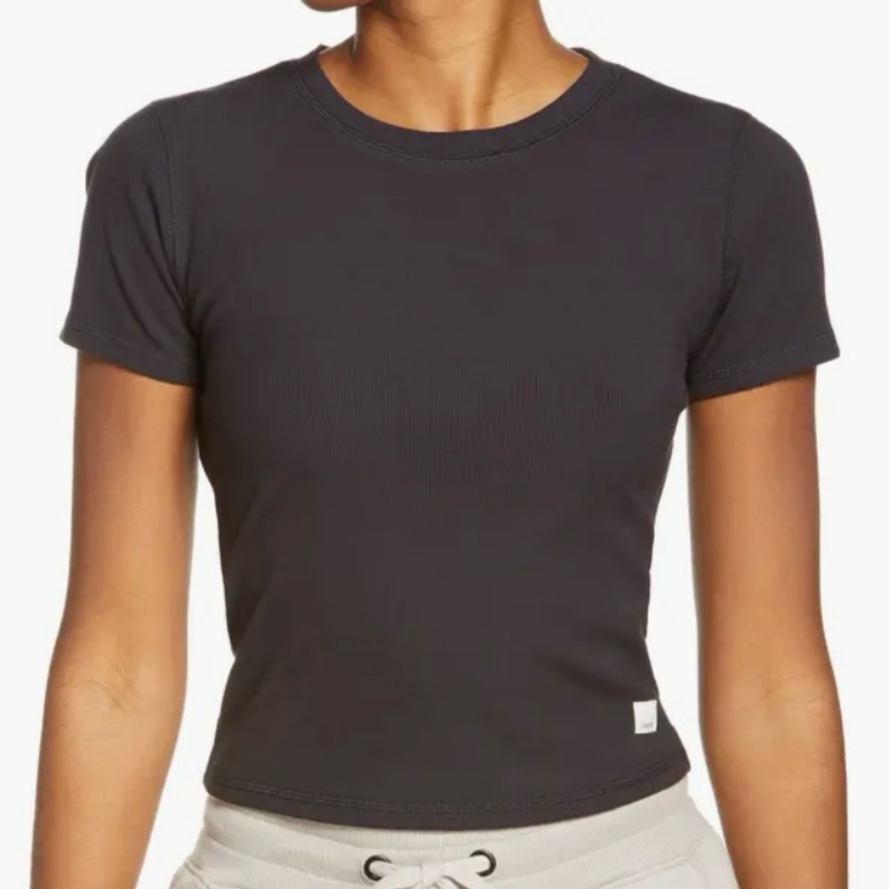 Vuori Mudra Ribbed Crop Tshirt